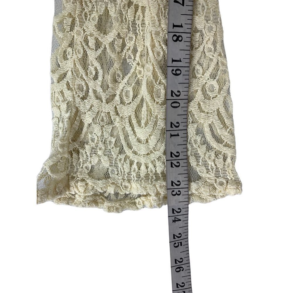 Kora America Women's Lace Sleeve Multi Patterned Dress - Picture 4 of 6